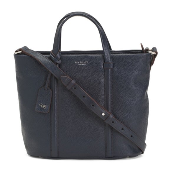 RADLEY LONDON Handbags - RADLEY LONDON Leather Rivington Medium Zip Top Grab Satchel